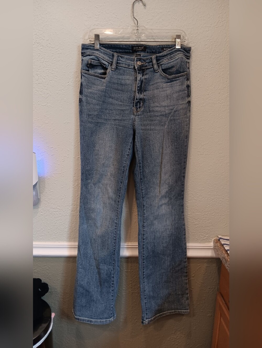 Judy Blue Faded Light Blue Bootcut Jeans